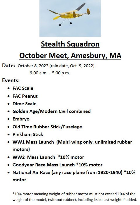 October 8 Stealth Sqdn Meet in Amesbury