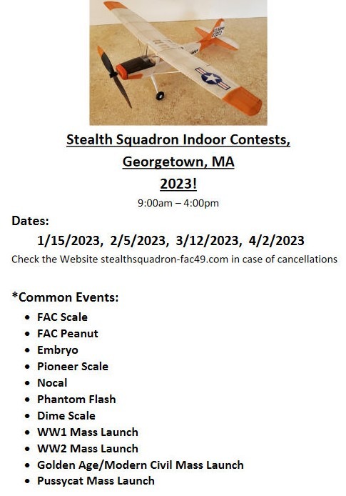 Stealth Squadron March Indoor Meet 2022