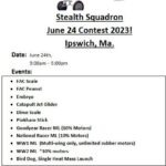 Stealth Squadron June 2023 Meet, Ipswich MA