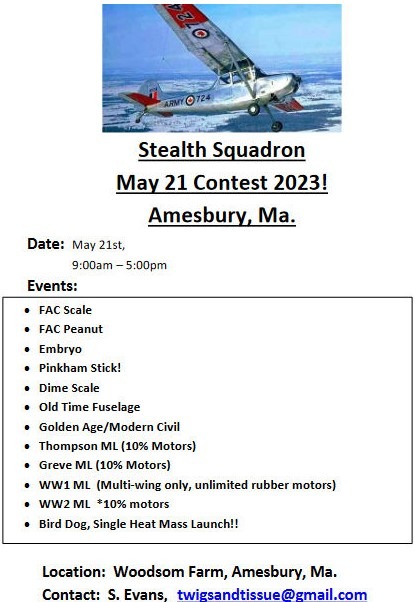 Stealth Squadron Spring Meet, Amesbury MA