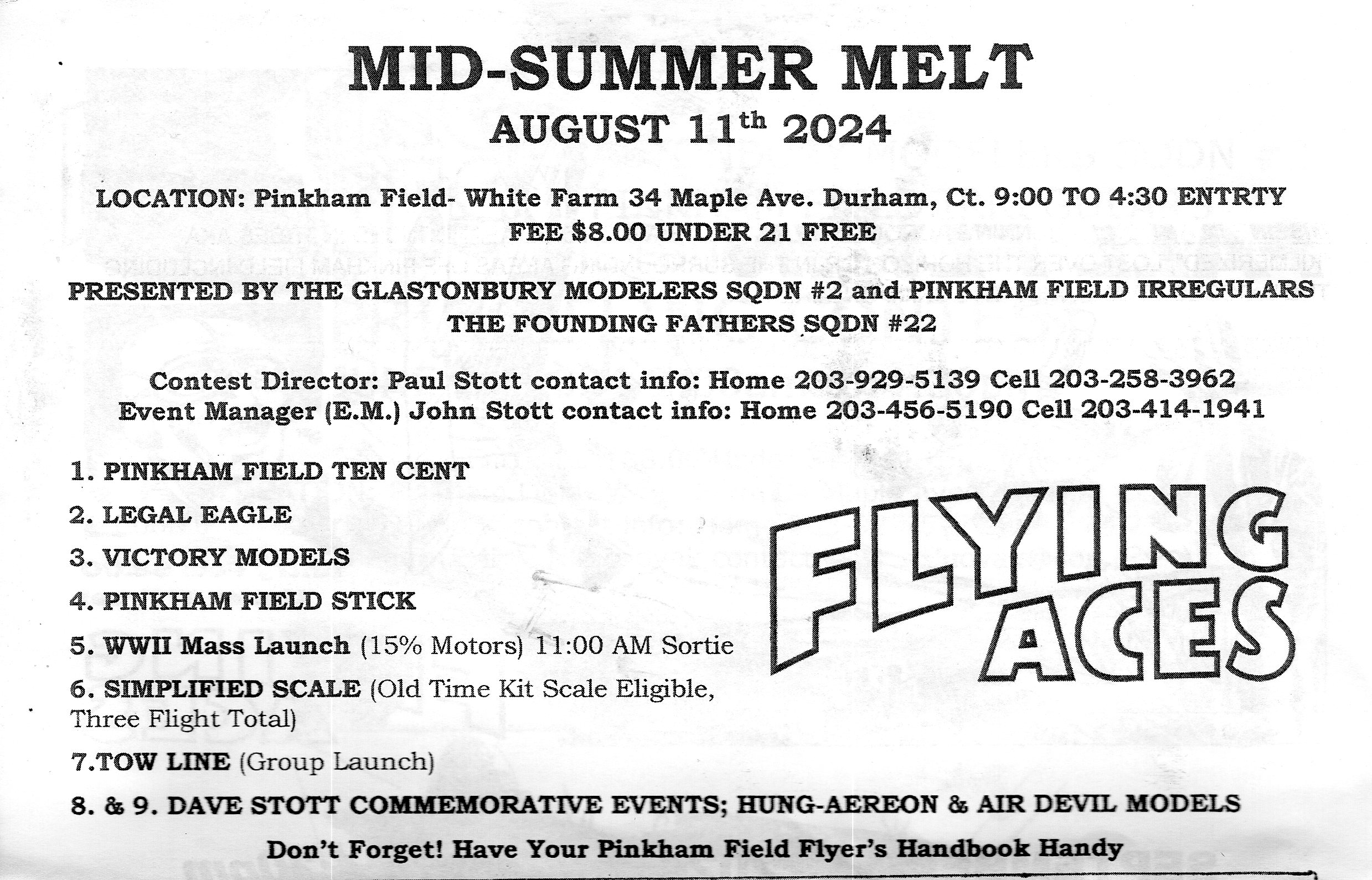 August 11 Mid-Summer Melt Meet - Durham CT