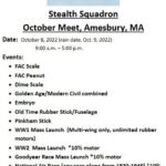 Stealth Squadron October 8 Meet, Amesbury MA