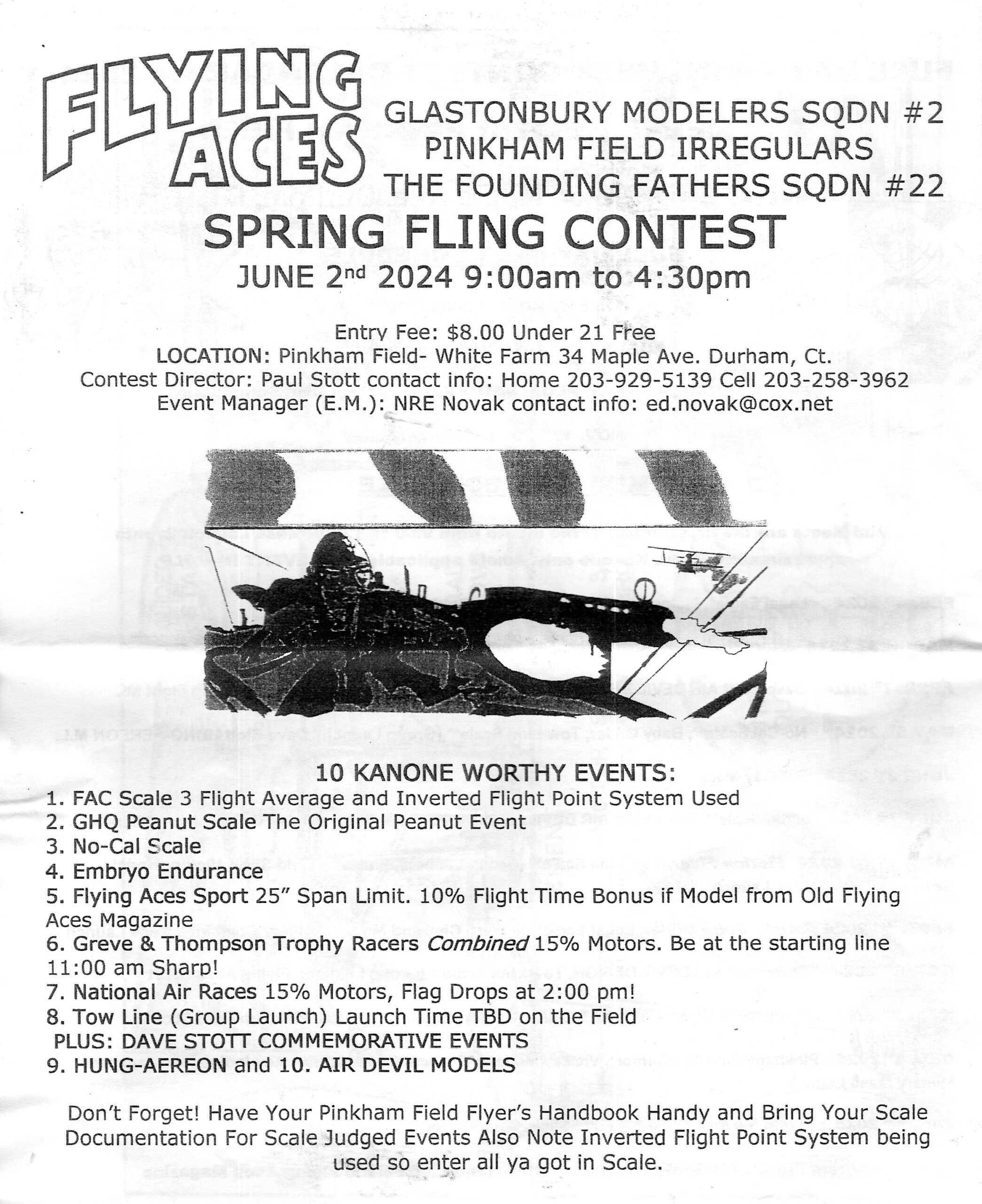 Pinkham Field/Glastonbury Modelers Spring Fling FAC Contest