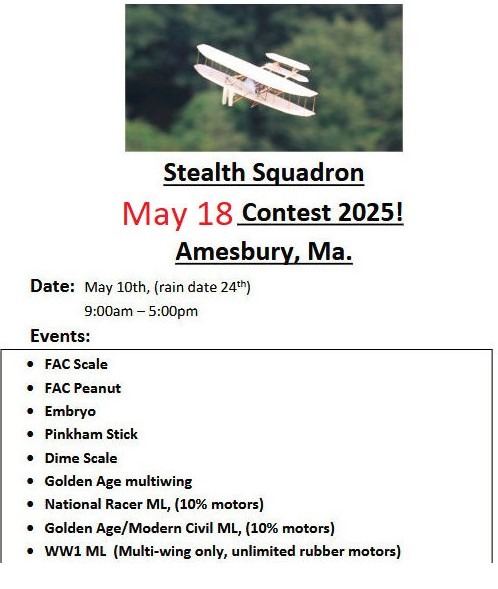 Stealth Squadron Spring Meet, Amesbury MA
