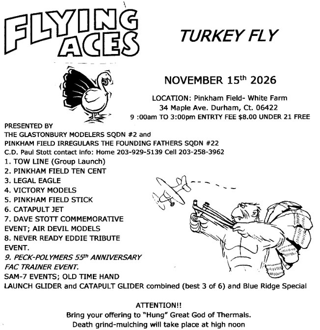 Pinkham Field/Glastonbury Modelers Turkey Fly FAC Contest