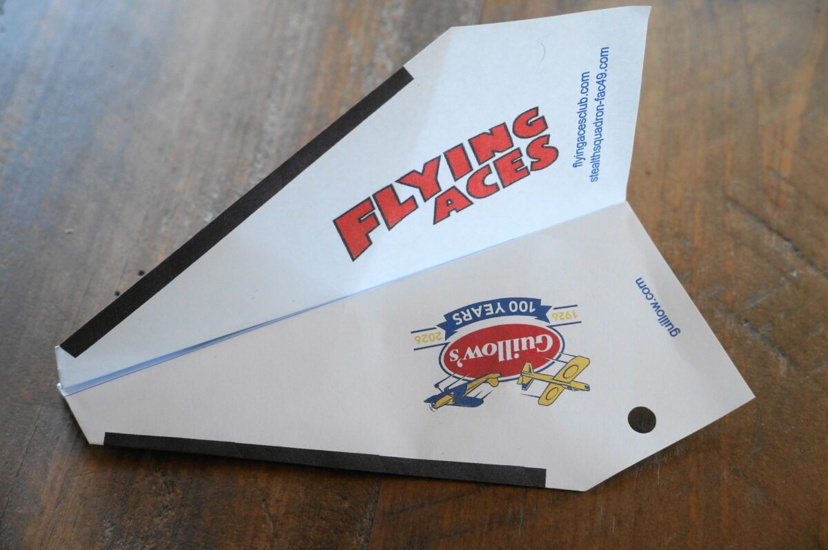 Free Paper Plane & Instructions